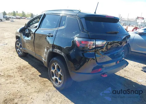 2022 Jeep Compass Trailhawk 4X4 z USA, uszkodzony, nr VIN 3C4NJDDB3NT189310